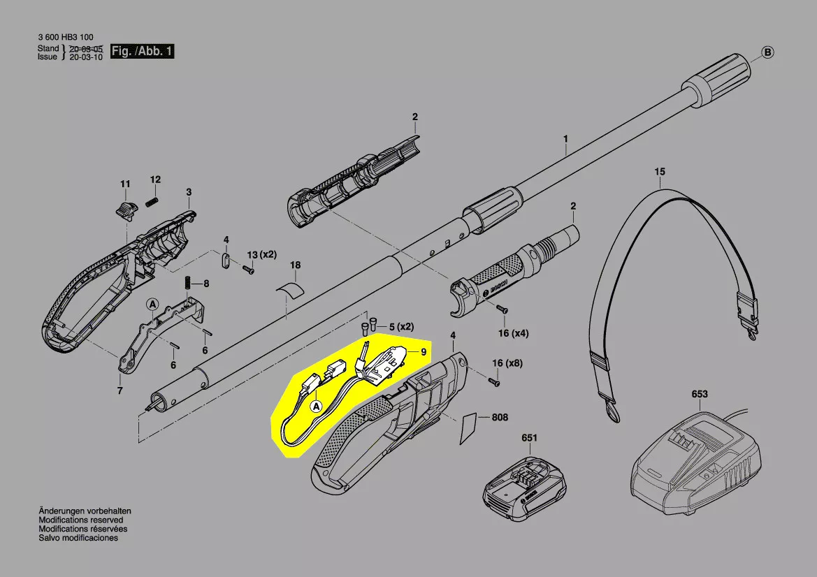 Module électronique réf. 1 600 A01 D9T Bosch